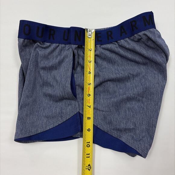 Under Armour Blue Play Up 3.0 Twist Shorts Womens Small - Picture 5 of 5